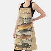 Zoetwatervis — Illustraties met jouw tekst Schort (Insitu)