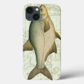 Zoetwatervis op kaart Case-Mate iPhone case (Achterkant)