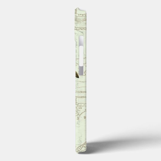 Zoetwatervis op kaart Case-Mate iPhone case (Achterkant / Links)