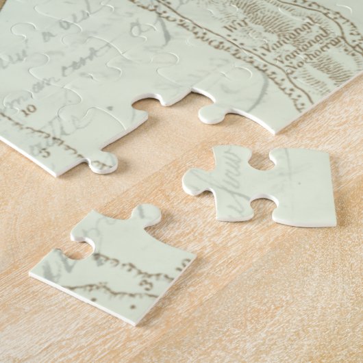 Zoetwatervis op kaart legpuzzel (Zijkant)