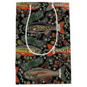 Zoetwatervis, stijlvol ontwerp, forel, Gevist Medium Cadeauzakje (Voorkant)