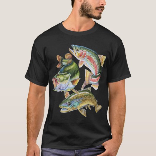 Zoetwatervis T-shirt (Voorkant)