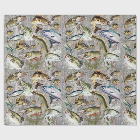 zoetwaterwikkel cadeaupapier (Vlak)