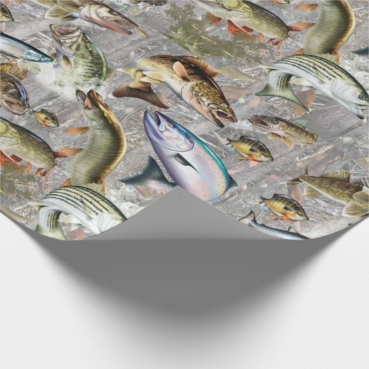 zoetwaterwikkel cadeaupapier (Hoek)