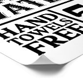  zoetzeep- en waterbadkamer poster (Hoek)