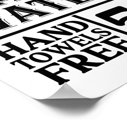  zoetzeep- en waterbadkamer poster (Hoek)