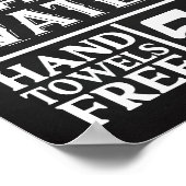  zoetzeep- en waterbadkamer poster (Hoek)