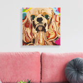Zoey Beth Stretched Canvas (Insitu (Woonkamer))