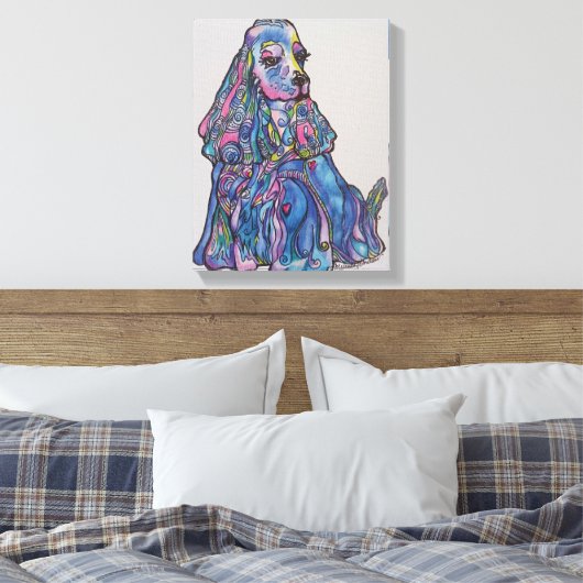 Zoey Canvas Afdruk (Insitu (Slaapkamer))