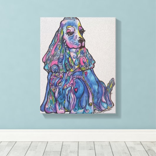 Zoey Canvas Afdruk (Insitu (Houten vloer))