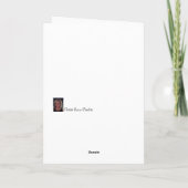 "Zoey" De zeemeermin, leeg Wenskaart Kaart (Achterkant)