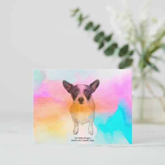 Zoey Disco Briefkaart (Staand voorkant)