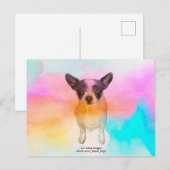 Zoey Disco Briefkaart (Voorkant / Achterkant)