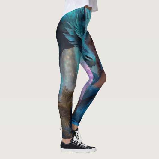 Zoey en Blue Dragon Leggings (Rechts)