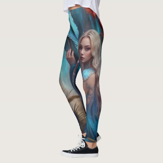 Zoey en Blue Dragon Leggings (Links)