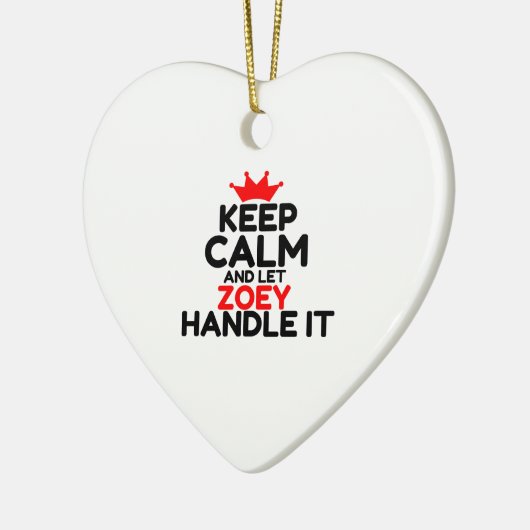 ZOEY KERAMISCH ORNAMENT (Links)