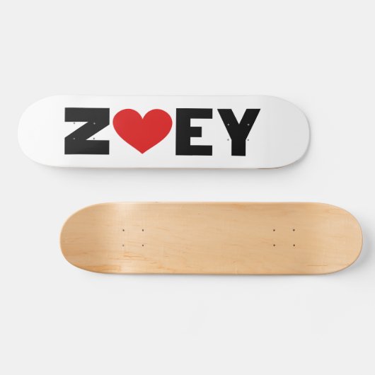 Zoey Love Skateboard (Horizontaal)
