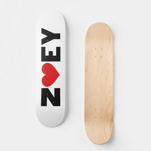 Zoey Love Skateboard (Voorkant)