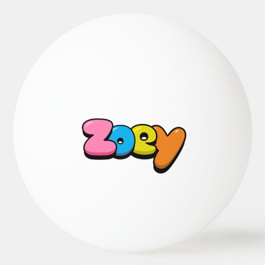 Zoey Pingpongbal (Voorkant)