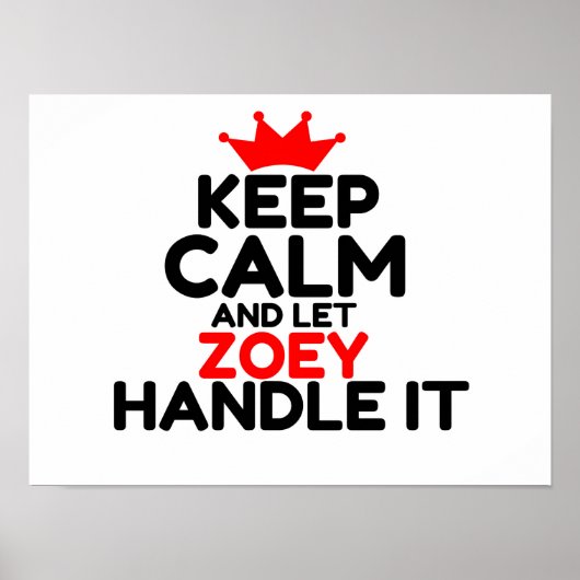 ZOEY POSTER (Voorkant)