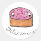 Zoey: Ronde Sticker (Voorkant)