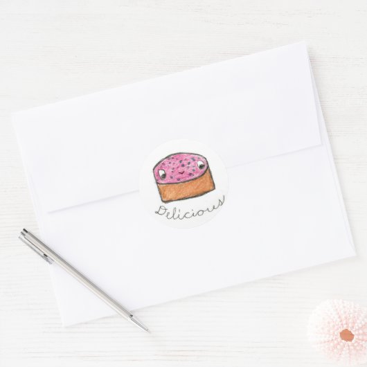 Zoey: Ronde Sticker (Envelop)