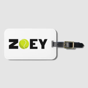 Zoey Tennis Bagagelabel