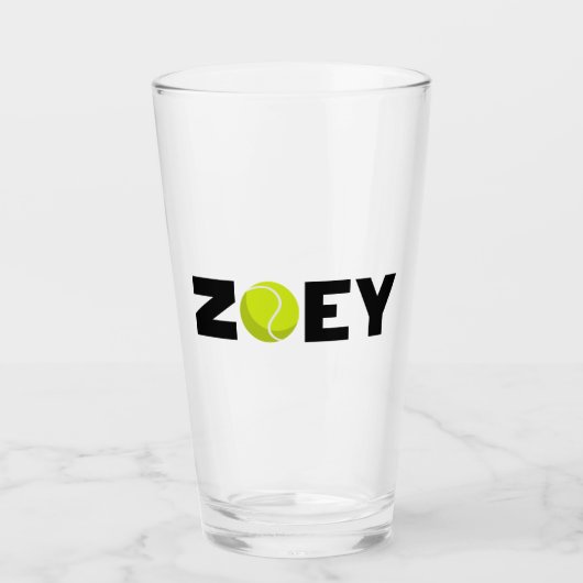 Zoey Tennis Glas (Voorkant)
