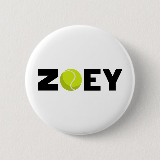 Zoey Tennis Ronde Button 5,7 Cm (Voorkant)