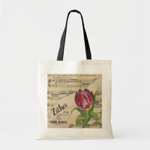 ZOFTulip vel Music Gepersonaliseerd Tote Bag