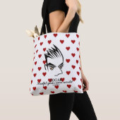 Zogak harten print tote bag (Dichtbij)