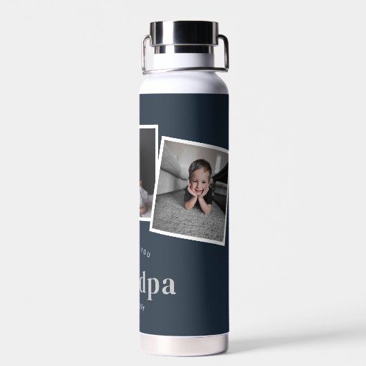 Zogenaamde EDITABLE KLEURENwaterflacon Waterfles (Achterkant)