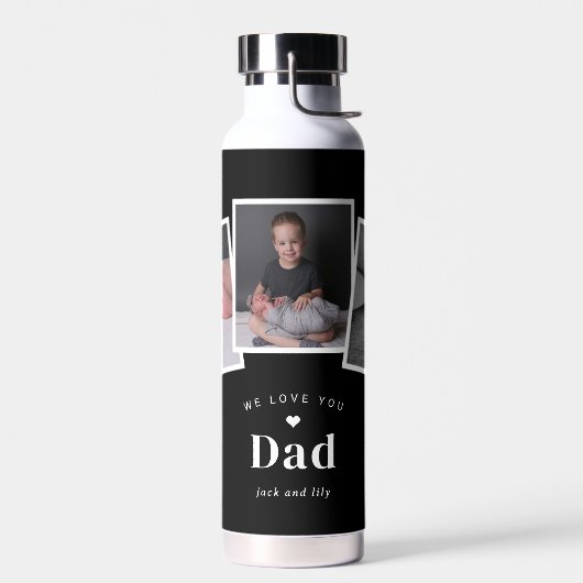 Zogenaamde EDITABLE KLEURENwaterflacon Waterfles (Links)