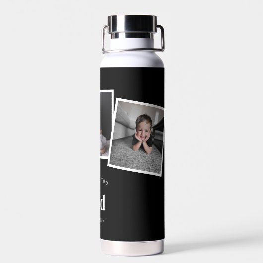 Zogenaamde EDITABLE KLEURENwaterflacon Waterfles (Achterkant)