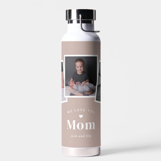 Zogenaamde EDITABLE KLEURENwaterflacon Waterfles (Links)