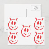 Zogenaamde killer_symbol briefkaart (Voorkant / Achterkant)