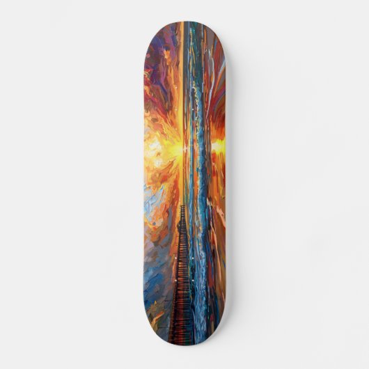 Zogenoemd Sunset Shred Deck Persoonlijk Skateboard (Voorkant)