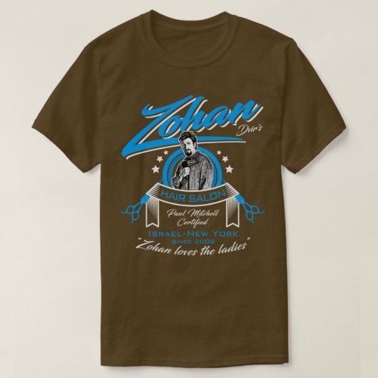 Zohan Hair Salon T-shirt (Design voorkant)