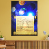 Zohar Kabbalah Canvas Afdruk (Insitu (Woonkamer))