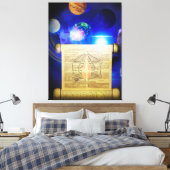 Zohar Kabbalah Canvas Afdruk (Insitu (Slaapkamer))