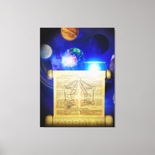 Zohar Kabbalah Canvas Afdruk