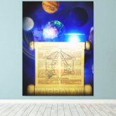 Zohar Kabbalah Canvas Afdruk (Insitu (Houten vloer))