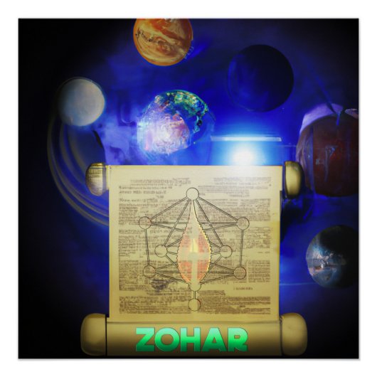 Zohar Kabbalah Poster (Voorkant)