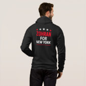 Zohran for New York – Bold Political Support Hoodie (Achterkant volledig)