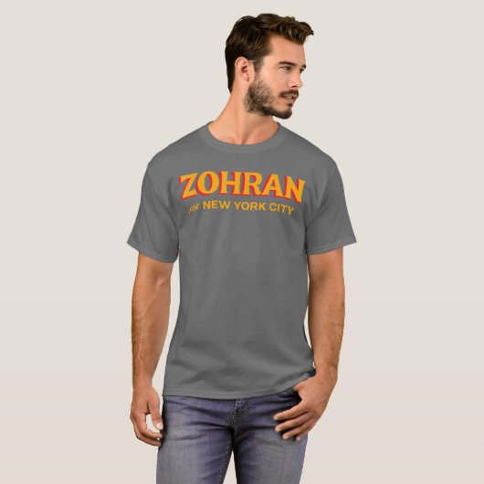 Zohran for New York City T-shirt (Voorkant volledig)