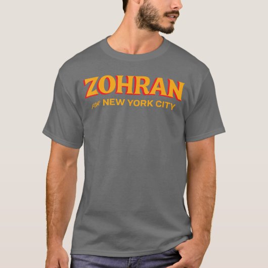Zohran for New York City T-shirt (Voorkant)