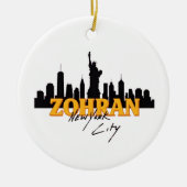 Zohran Mamdani for Mayor NYC Democratic Keramisch Ornament (Voorkant)
