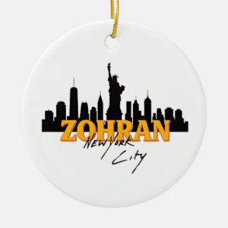 Zohran Mamdani for Mayor NYC Democratic Keramisch Ornament
