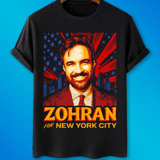 Zohran Mamdani for New York Mayor 2025 T-shirt