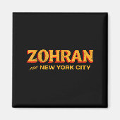 Zohran Mamdani For Nyc Mayor Funny Cool Trendy Pro Magneet (Voorkant)